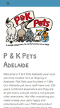 Mobile Screenshot of pkpets.com.au